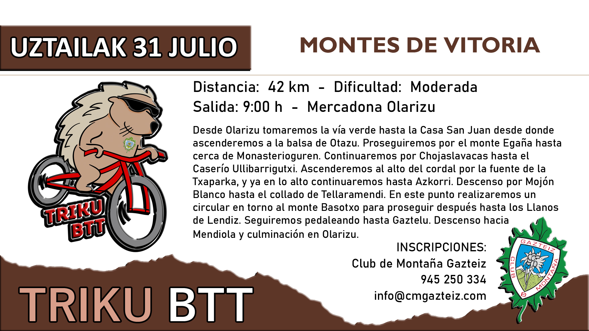 Foto Montes de Vitoria: Olárizu - Otazu - GR-25 - Montes de Urbano - Aizkorri - Mendiola - Vitoria (40 km)